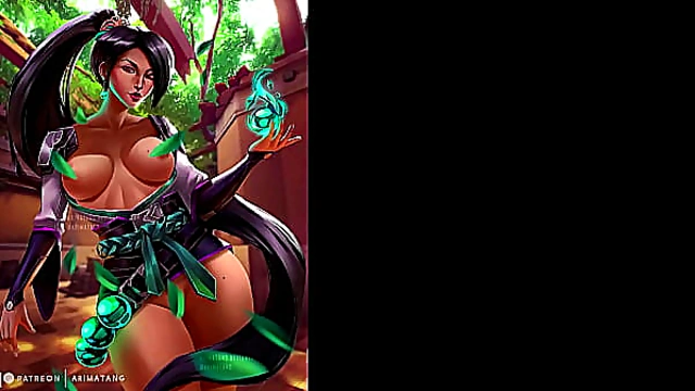 Sage Takes Control in Valorant-Themed Hentai JOI – Ass Play Teasing Fun