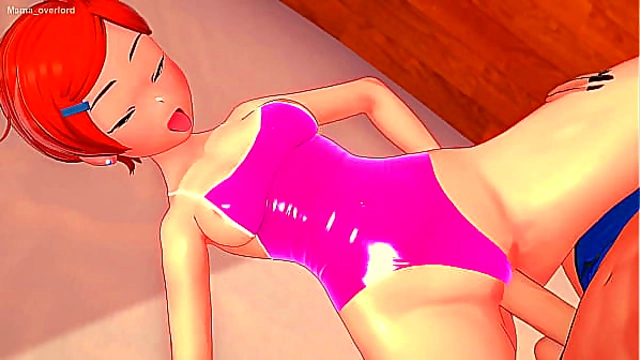 Gwen Drops Her Swimsuit for Steamy Hentai Fun in Wet Wild Adventure