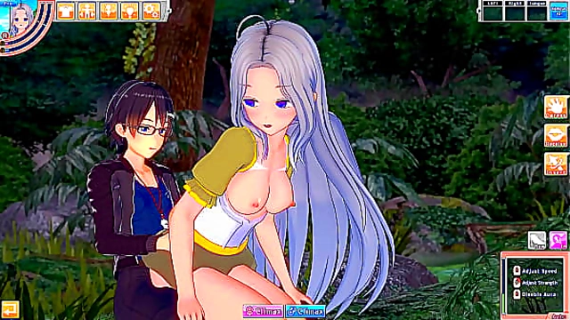 Ellie the Busty Sorceress Enchants His Shaft in Steamy Hentai Magic