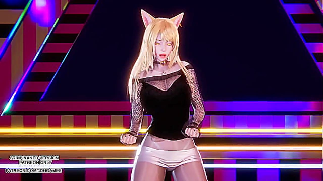 Ahri Dances Seductively to Touch My Body in Steamy K-Pop Hentai Fantasy