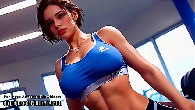 Jill Valentine Cosplay Workout Gone Wild – Steamy Strip Solo Play **Final Title:**