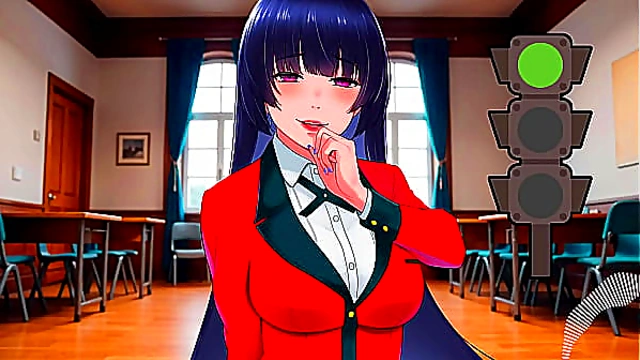Green Light'Red Light JOI Hentai – Spank Tease in Kakegurui Style