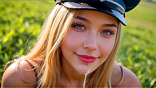 Blonde Soldier Duo Shares Steamy Blowjob Fuck Fest – Cream Pie ASMR!