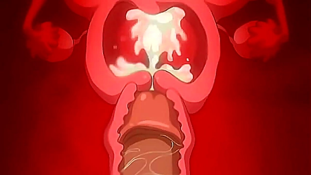 Massive creampie explosion in tight pussy – uncensored Hentai action