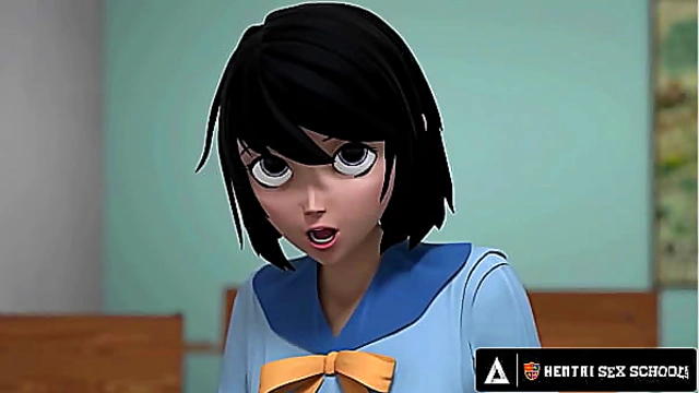 Stacked Milf Teacher Takes Hard Dick After School in Steamy Hentai Classroom