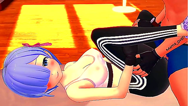 Rem Seeks Rest After Workout But Succumbs to Steamy Desires in Re:Zero Hentai