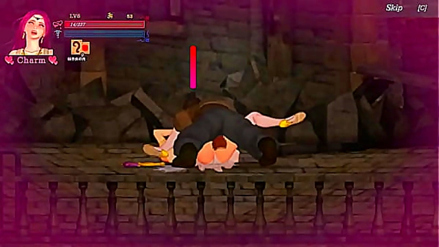 Cute Maiden Pleasures Warriors in Guilty Hell II Erotic Adventure
