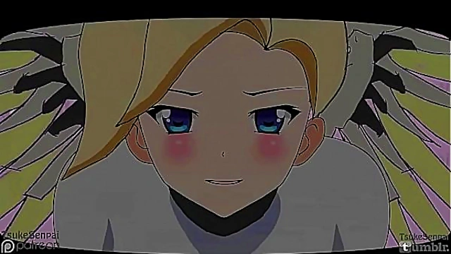 Mercy Seduces Hanzo in Overwatch 2D Fan Hentai Adventure