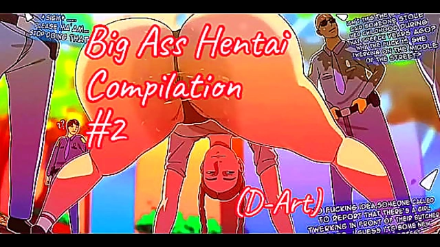 Huge Ass Compilation: D-Art’s Best Hentai Scenes