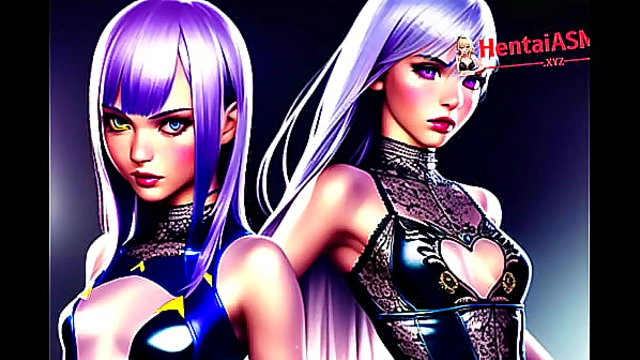 Two Cyber Sluts Moan Seductively in ASMR Hentai Scene