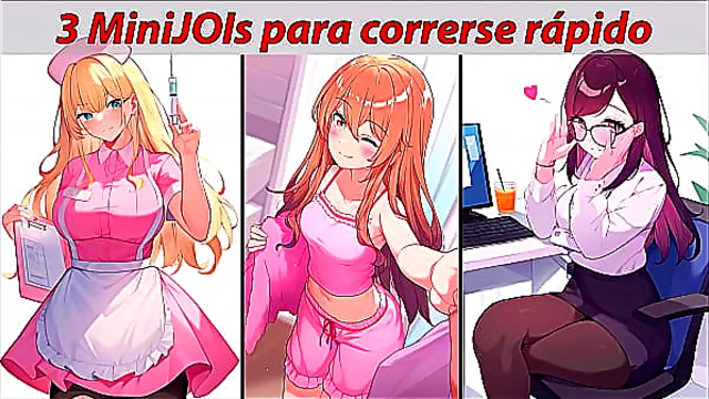Hentai Mini JOIs for Quick Climax: Nurse and Girlfriend Scenes