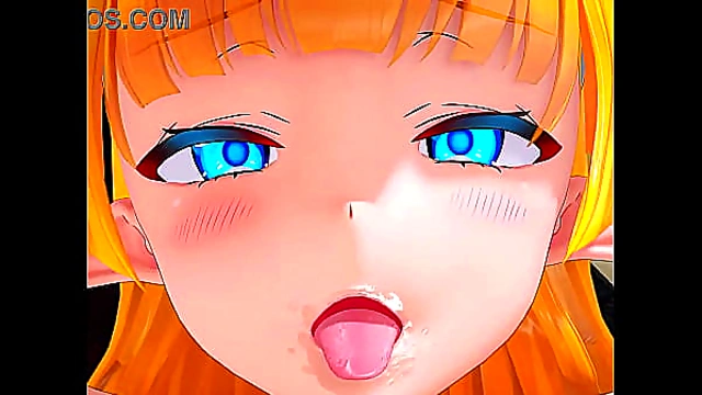 Elf Seduces with Mesmerizing Passion in MMD Hentai Scene