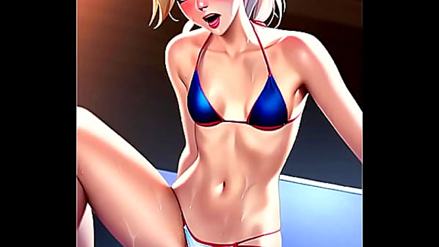 Blonde Hentai Goddess Reaches Ecstatic Orgasms in Steamy Gallery