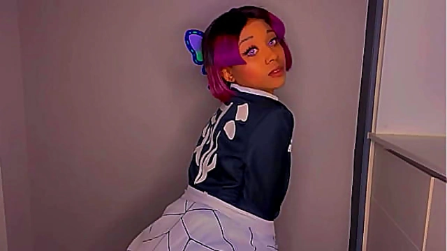 Amari Gold as Shinobu – Solo Seduction Sensual Demon Slayer Fantasy
