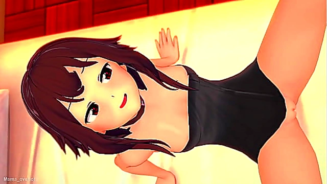Megumin Strips Towel in Infirmary – Hot Ready for Rough Hentai Fuck (Uncen)
