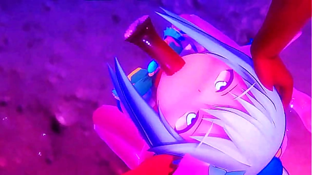 Aqua in Swimsuit Takes It Hard – Wild Konosuba Fuck Session