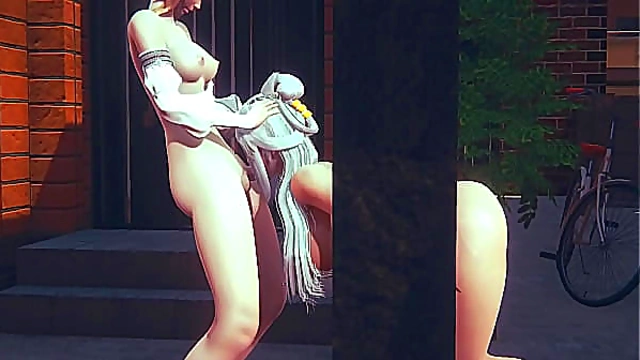 Ningguang Deepthroats Jean’s Futanari Dick – Genshin Impact Hentai Action