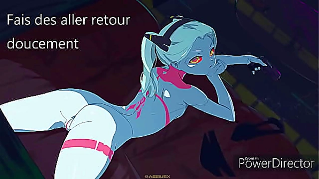 Rebecca Joins JOI Hentai - Cyberpunk Fantasy Unleashed