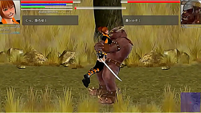 Cute Aya Hentai Girl Ravaged by Monster Men in Blade Adventure Ryona