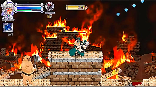 Girl Dominated by Men Monsters in Bullet Requiem Hentai Ryona Action