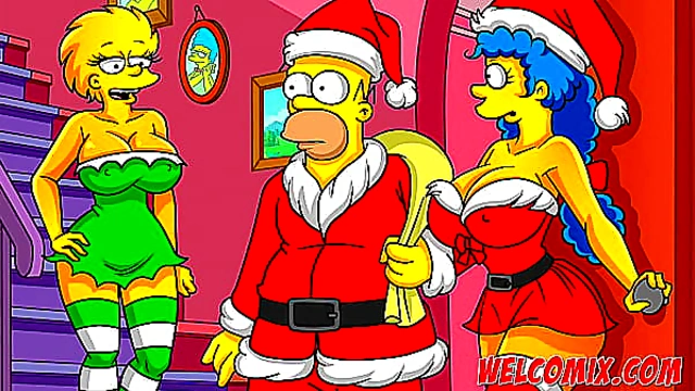 Simpsons Hentai - Wife Given as Christmas Gift to Beggars in Snowstorm