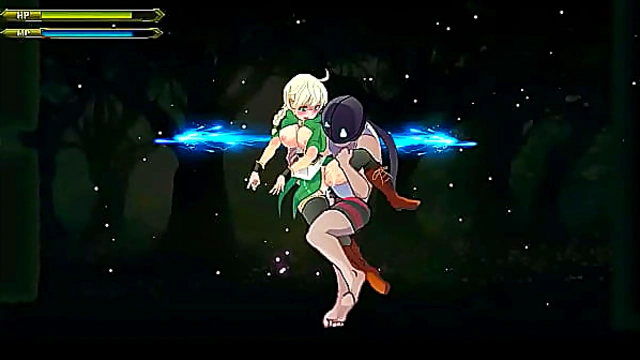 Cute Ladies Seduce Man in Steamy Pantyhose Hentai Fantasy Game