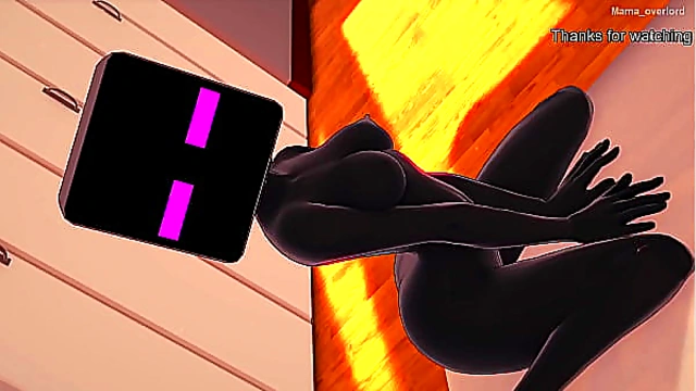 Enderman GF Craves Wild Hentai Fun Under Starry Night Skies