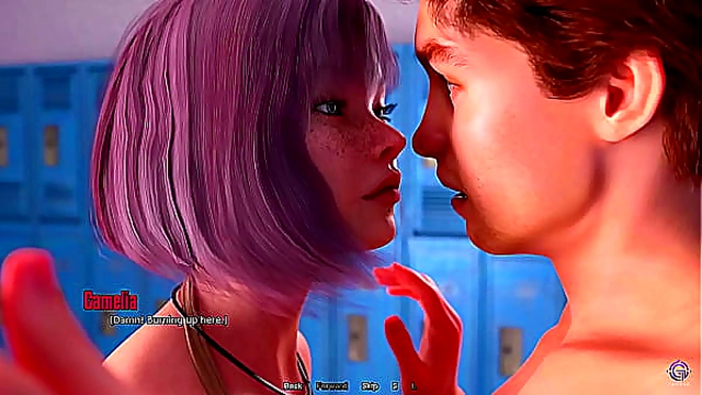 Student Can't Resist Peeking at Teacher's Curvy Backside – Naughty 3D Fantasy