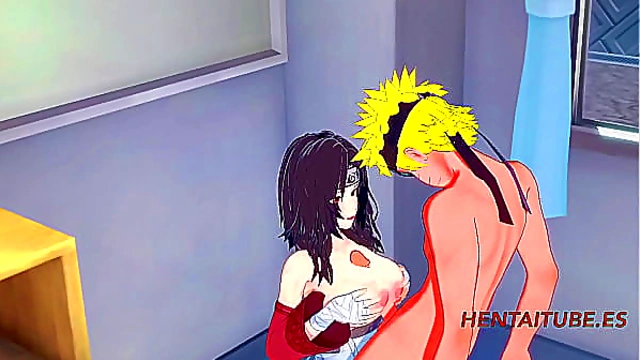 Kurenai Seduces Young Naruto in Steamy 3D Hentai Encounter