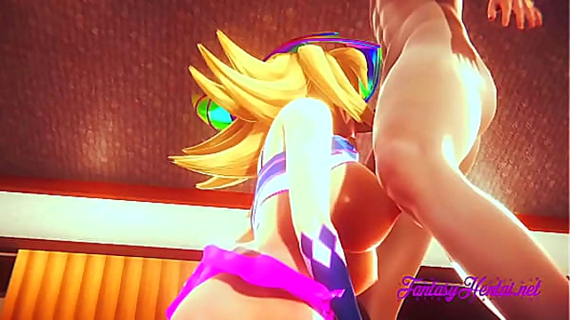 Dark Magician Girl Pleasures Hero in Steamy Yu-Gi-Oh! Fantasy Encounter