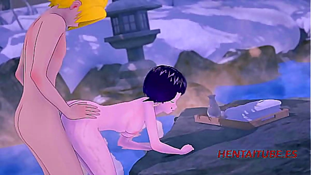 Denki Warms Up Jiro With Steamy Hot Spring Fun – Boku no Hero XXX Adventure
