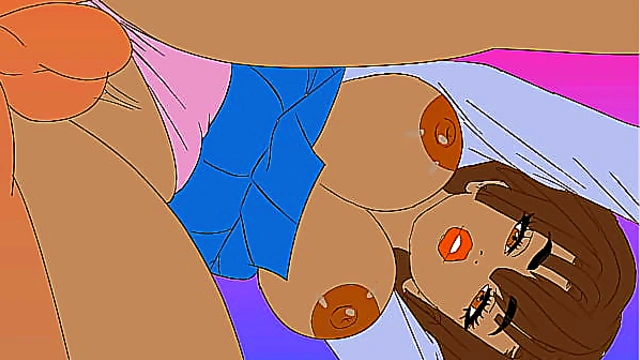 Ebony Hentai Student’s Luscious Curves Ignite Forbidden Desires