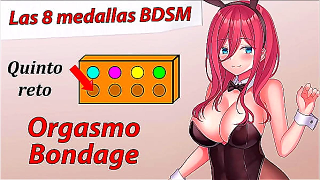 Hentai JOI Thrill: 5th BDSM Medal Unlocks Fiery Bondage Pleasure