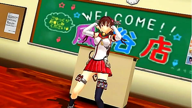 Yamato’s Shocking Transformation Into a Shemale Futanari Delight (MMD)