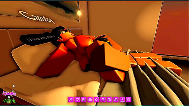 Candyn Viper’s Wild Ride – Roblox Condos Get Wrecked in Steamy Gay Fuck Fest