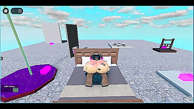White Roblox Character Takes On Massive BBC in Steamy Hentai Action