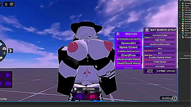 Futa Roblox Character Seduces Player in Steamy Hentai Encounter