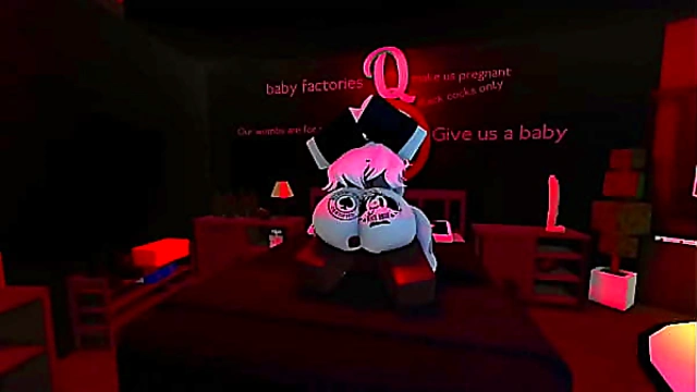 White Roblox Slut Craves Endless Bull Cock Pleasure Forever