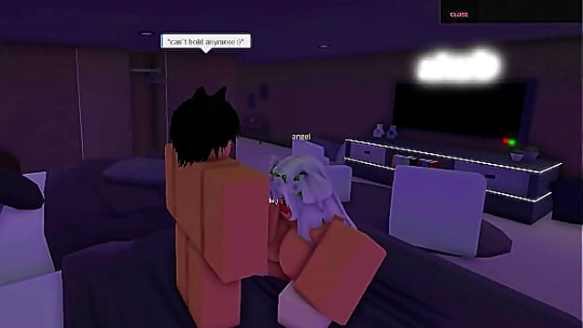 Roblox Character’s Steamy Hotel Encounter – A Forbidden Roleplay Fantasy