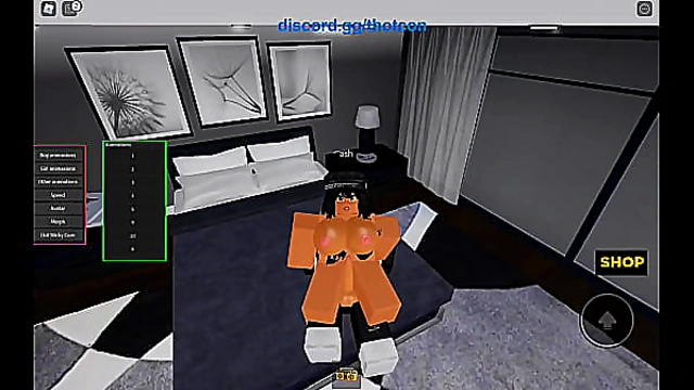 Roblox Beauty Embraces Her Wild Side as a Total Cum Slut