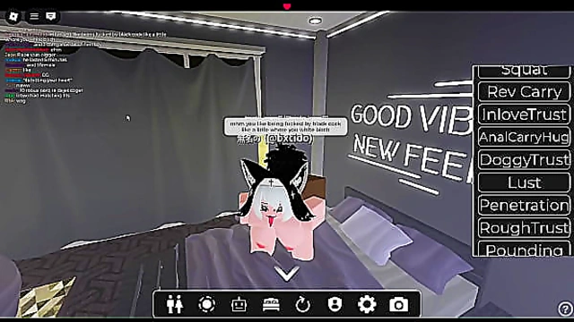 White Teen Finds Forbidden Pleasure with BBC Stranger in Roblox World