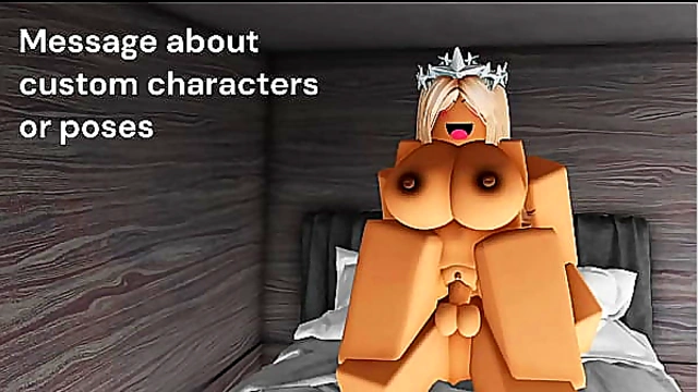 Rich Roblox Beauty Seduced Filled Hard in Steaming Encounter