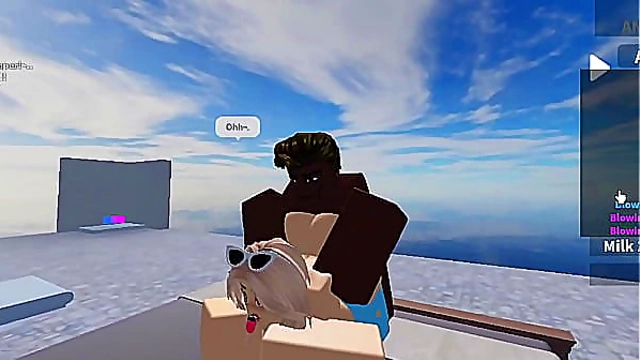White Roblox Girl Meets BBC – A Wild Hentai Encounter Gone Wrong
