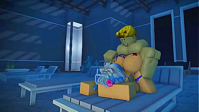 Roblox Beauty Takes Rough Ride from Busty White Client – Wild Encounter!