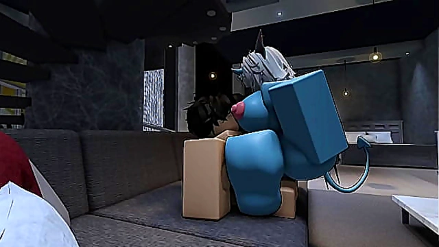 Rough Demon Encounter in Roblox World – Hot Hentai Action Unfolds