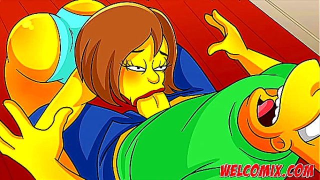 Hot StepMother-in-law Seduction by Simp - A Steamy Simpsons Porn Adventure