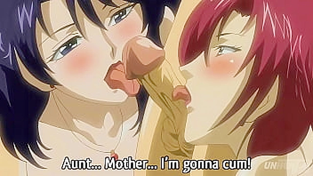 Seductive Step StepMom and Aunt Tempt the Naive Boy 18+ in Uncensored Hentai Scene