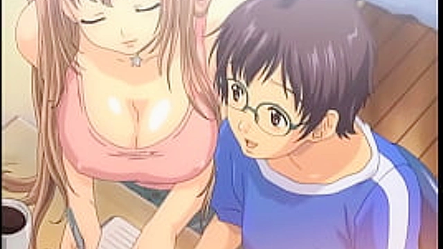 HENTAI - Sultry Tutor Reveals Her Enormous Breasts to Innocent Young 18+ Pupil