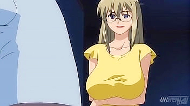 Step Son Entranced by Step StepMom's Enormous Breasts in Steamy Hentai Encounter