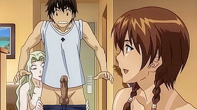 Teen 18+ StepStepSisters Seduce and Pleasure Their Step-StepStepBrother inWild Uncensored Hentai [Subtitled]